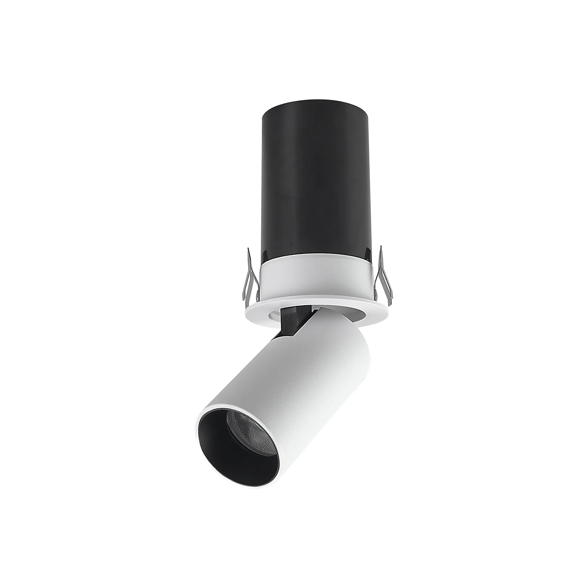 M9142  Garda Mini Retractable Recessed Swivel Spotlight, 7W, 3000K, 595lm, White, Cut Out mm, Driver Included, 3yrs Warranty